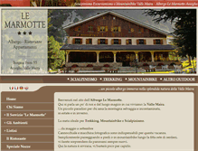 Tablet Screenshot of lemarmotte.com